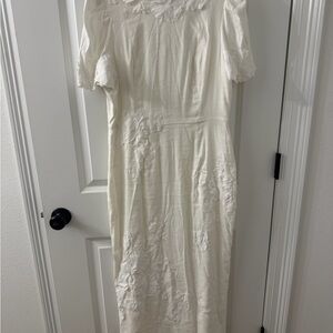 Antonio melani floral appliqué dress